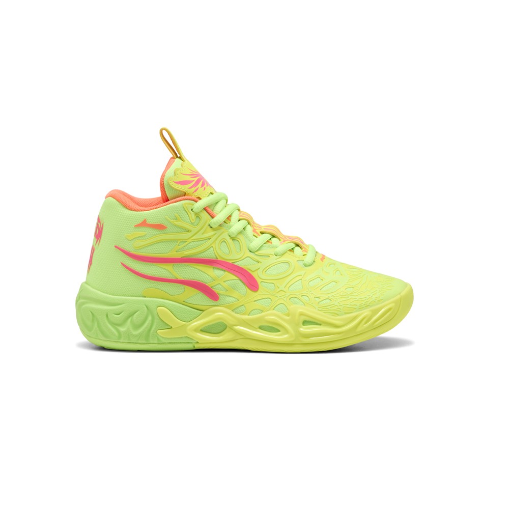 PUMA X Lamelo Ball Mb.04 Basketball Youth Boys Yellow Sneakers