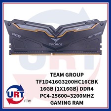 TEAM GROUP TF1D416G3200HC16CBK 16GB 1X16GB PC4-25600 3200MHZ GAMING 163920 