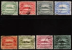 BRITISH SOLOMON ISLANDS 1908 SMALL CANOE ½D TO 1/- USED