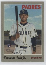 2019 Topps Heritage High Number 1970 Cloth Stickers Fernando Tatis Jr #18 06oc