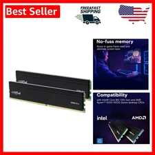 High-Speed 64GB RAM Kit (2x32GB), 3200MHz for Enhanced System Responsiveness