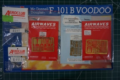 1/72 REVELL #43231 SUPERB RARE HARD TO FIND OOP F-101.B VOODOO & 5 EXTRA'S SETS