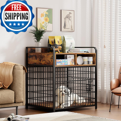Kepptory Small Dog Crate Furniture Drawers Storage Puppy Dog Kennel Indoor