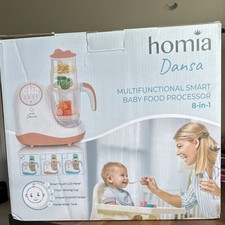 homia Dansa 8-in-1 Baby Food Processor Electric Blender, Smart Touch LCD
