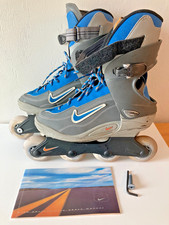 1990s VINTAGE NIKE WOMEN'S SWIFT INLINE SKATES, US SIZE 8.5, FOR PARTS OR REPAIR