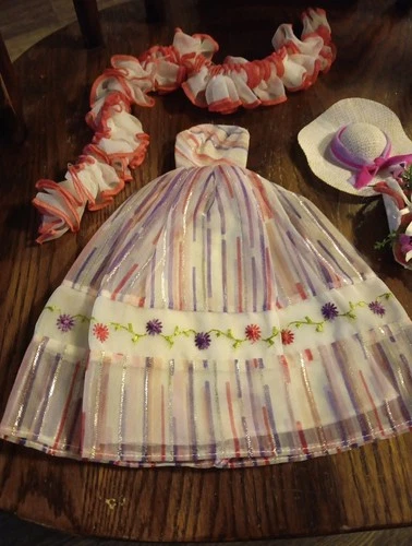 Vintage Superstar Spring Time Barbie Dress And Accessories