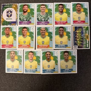 2026 Panini FIFA World Cup Team  Brasil Set 14 Stickers lot Casemiro