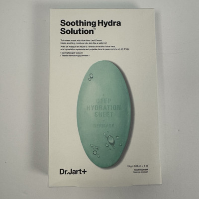 Dr. Jart+ Soothing Hydra Solution Deep Hydration Sheet Mask 5-Pack - Aloe & Mois