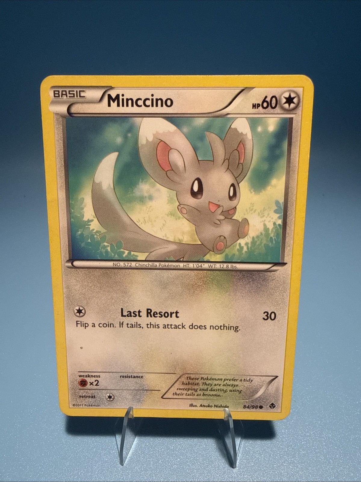 Pokemon Emerging Powers 84/98 Card - Minccino