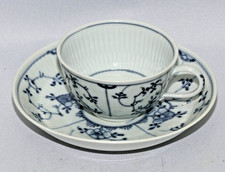 WALLENDORF Porz. Fa. Hammann 2-Teiliges Mokkagedeck Strohblume gebrochener Stab