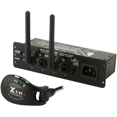 RockBoard MOD 4 & U2 Sender 2,4 GHz Gitarrenfunkempfänger Sender TRS Patch Neu