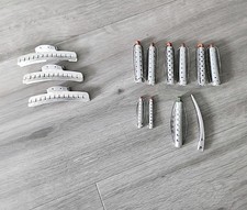 Vintage GOODY Metal Rollers CLIPS CURLERS Aluminum MADE IN USA Lot Of 13