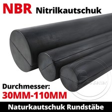 Gummi Rundstab Material Vollstab Stange Stab &Oslash; 30/35/40/45/50/60/70/80 - 110mm