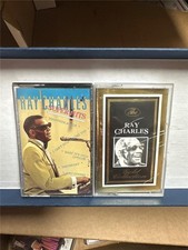 Ray Charles Cassette Tape Lot of 2 - Superhits, Gold Collection