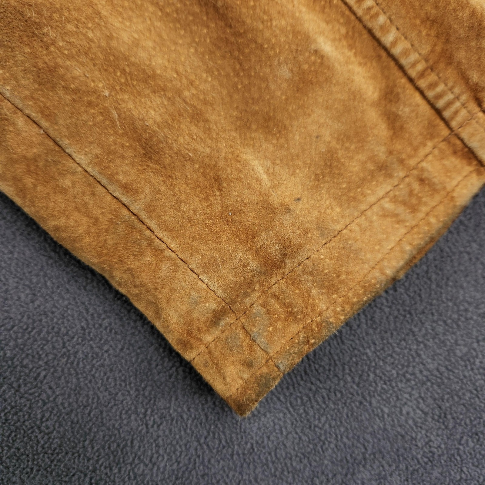 Vintage Express Patchwork Suede Leather Jacket Wo… - image 6