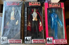 Set 3 1998 Figures Toy Co. BELA LUGOSI 'Dracula' NOS 7" Horror Toy Action Figure