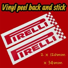 Pirelli Racing Race Rally Motor Classic Vinyl Sticker Car Sports team Vintage