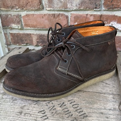 Wolverine Julian Crepe Chukka Boots Brown Leather Men s Size 11 US W00651 Ankle