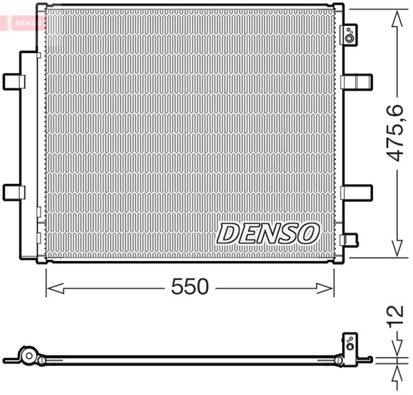 Kondensator Klimaanlage Denso DCN32073 FüR VW ID E21 E11 E12 E39 Buzz Bus EBB Q4-image