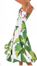 NWT Farm rio spaghetti strap floral print midi dress~xtra Small