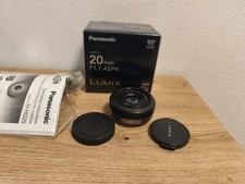 Panasonic Lumix G 20mm F/1.7 ASPH Pancake Objektiv für Micro Four Thirds MFT
