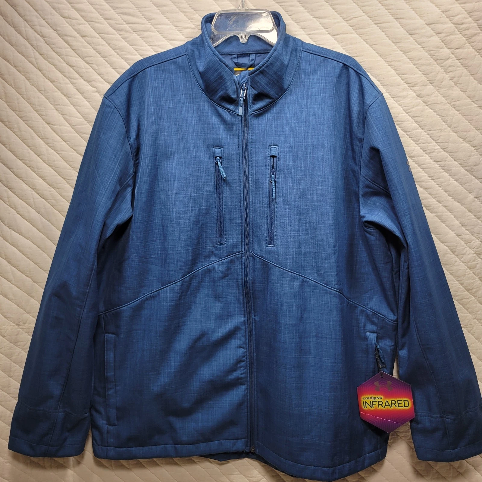 NEW Under Armour Men's Storm Infrared Jacket 2XL Blue NEW with Defect