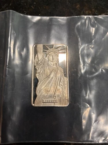 Rare Lady Liberty Unity 1 troy oz .999 Silver Bar Bullion Serpent Freedom Girl