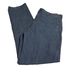 Vintage LEE Jeans Men's Black Regular Fit Straight Leg Denim Tag Size 38X34