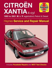 Citroen Xantia Petrol & Diesel (1993-2001) Haynes Repair Manual