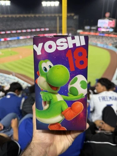 ⚾️🧢 2026 Yoshi Los Angeles Dodgers Super Mario Bobblehead 3/31/26 SGA