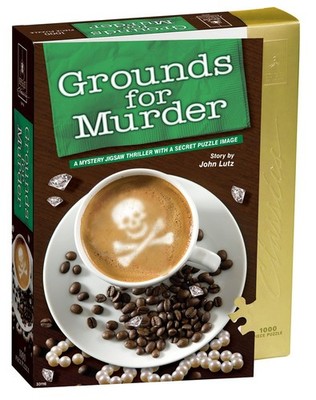 Bepuzzled 33116 Classic Mystery Jigsaw Puzzle-Grounds for Murder, 1000