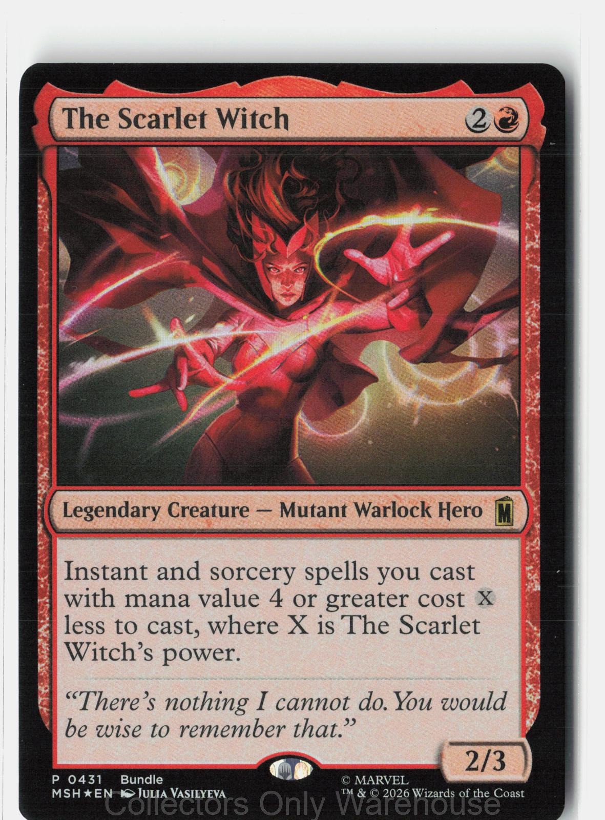 The Scarlet Witch 431 Holo Unique and Miscellaneous Promos MTG Foil NM