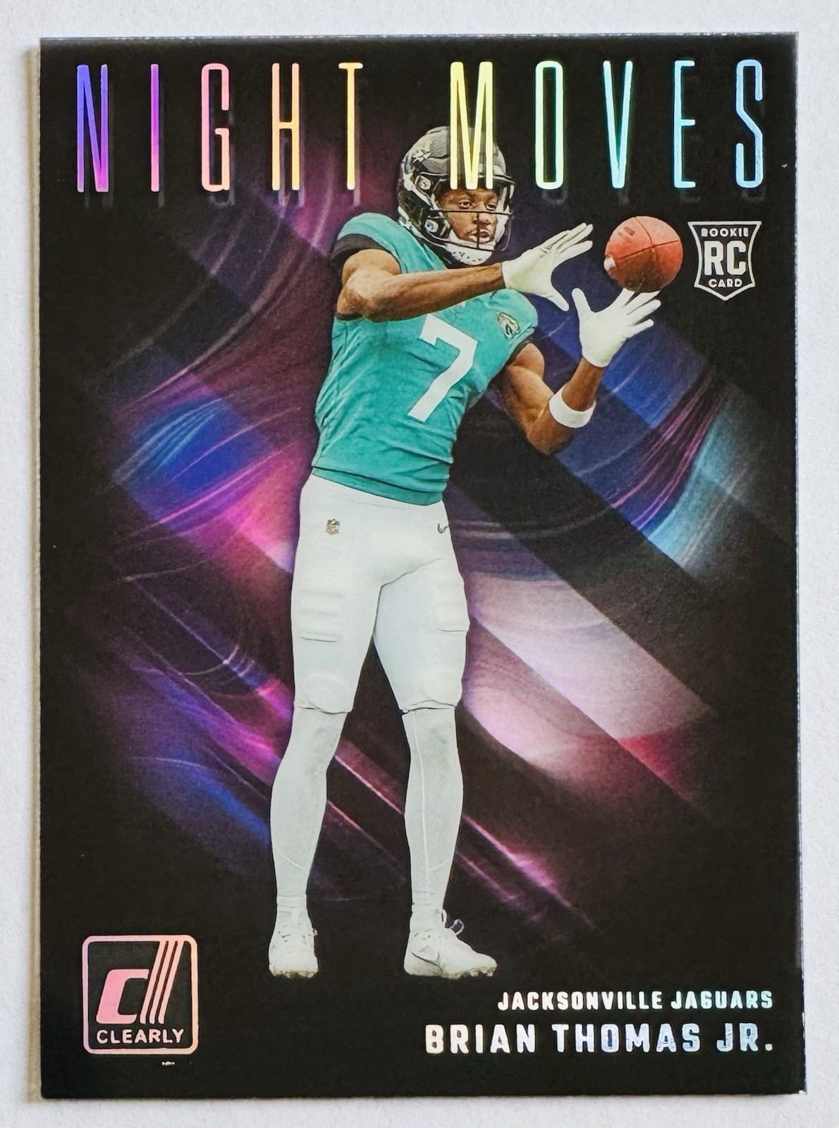 2024 Donruss Clearly BRIAN THOMAS JR. SP Night Moves Rookie CASE HIT Jaguars #5