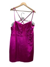 Wild Fable Dress Size XXL Women's Pink Sleeveless Satin Spaghetti Strap