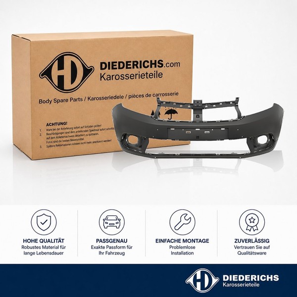 StossfÄNger Vorne Diederichs 4456650 FÜR Dacia Stossstange Bumper-image