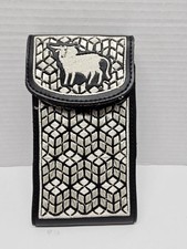 Handmade XL Western Style Leather Phone Holster Made In Mexico