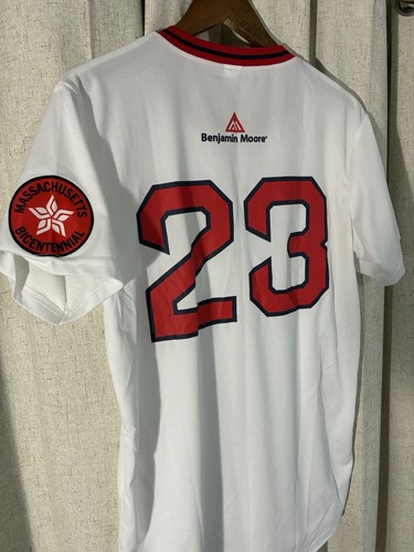 Boston Red Sox #23 Replica 1975 MA Bicentennial Trikot Erwachsene M weiß rot Promo - Bild 10 von 14