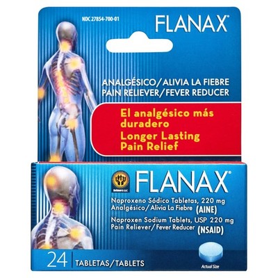 Flanax Pain Reliever/Fever Reducer Tablets, 24 Tablets
