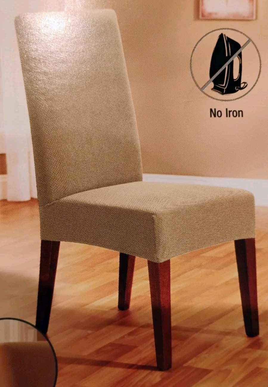 Slipcover Taupe Shorty Open Box 👍 Free Ship