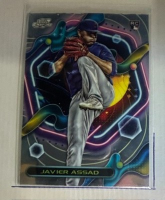 2023 Topps Chrome Cosmic Javier Assad RC Rookie #177 Cubs Baseball Karte