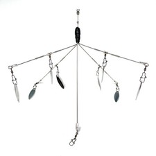 Alabama Rig Ghost Wire Similar Bait with Blade Silver Willow 8pcs Used