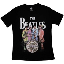 Image of The Beatles Sgt Pepper Womens Skinny Fit T Shirt