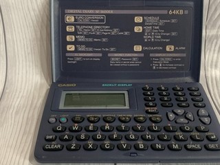 Casio Digital Diary 64KB Backlit Euro Conversion 10 Digit Calculator SF 3600ER