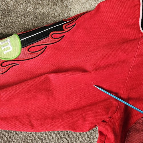 Veste de course vintage NASCAR Jeff Hamilton Design M&M Elliot Sadler #38 homme XL rouge - Photo 9/13