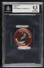 1964 Topps Coins All-Stars Roberto Clemente (Called Bob on Coin) BGS 6.5 HOF 0q3