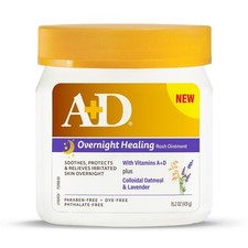 Overnight Diaper Rash Ointment with Lavender  Oatmeal - 15.2 oz Jar