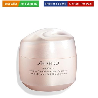 Shiseido Benefiance Wrinkle Smoothing Cream Enriched - Large Size, 75 mL - An...