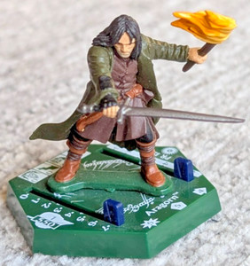 LotR Aragorn (PR15) (Promo Rare) OOP Lord of the Rings Tradeable Miniatures Game