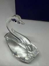 Vintage "Swarovski" - Style Crystal Swan - Boxed In Top Condition