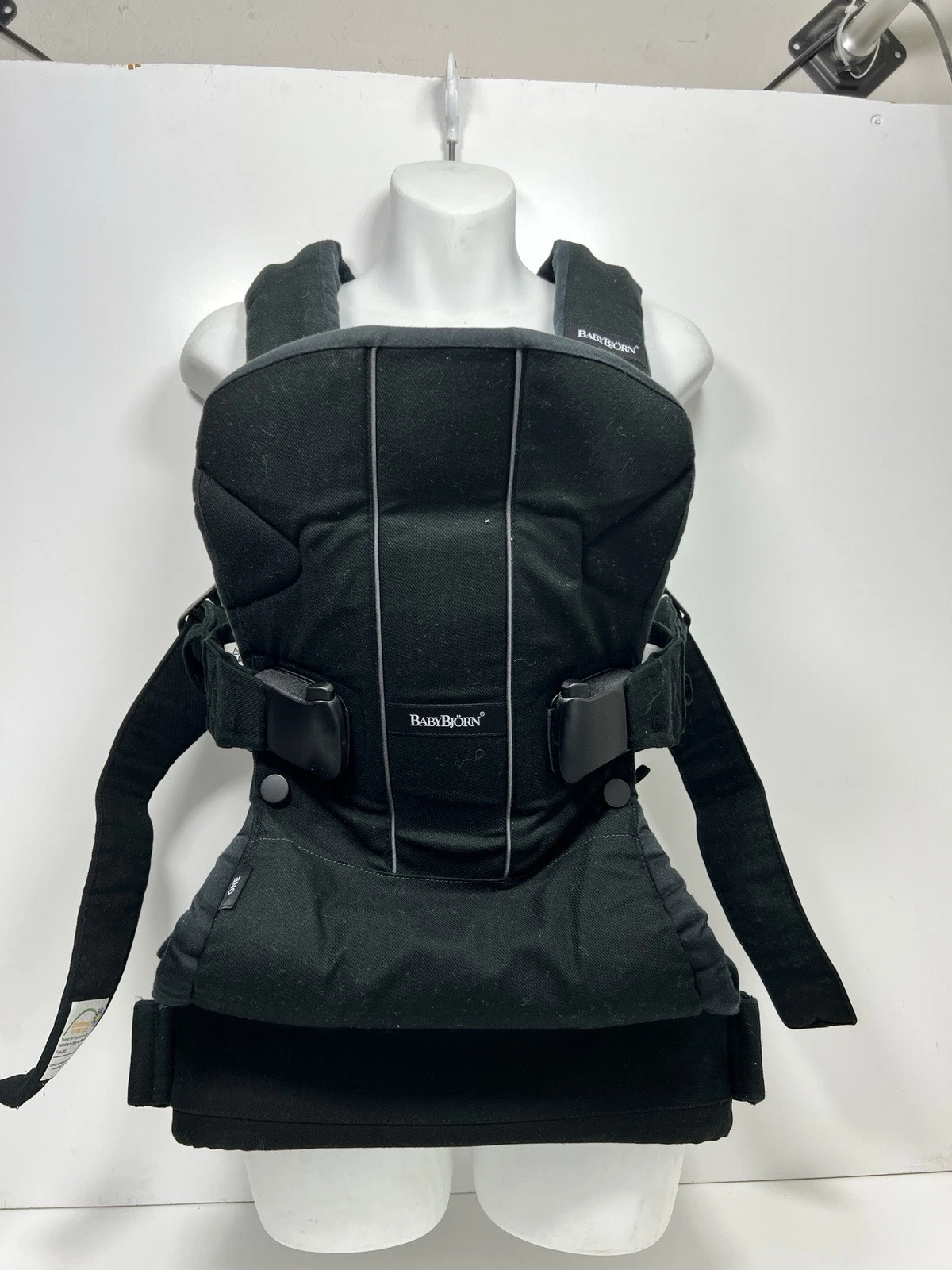 Baby Bjorn Baby Carrier One Black For Newborn 7.7-33lbs